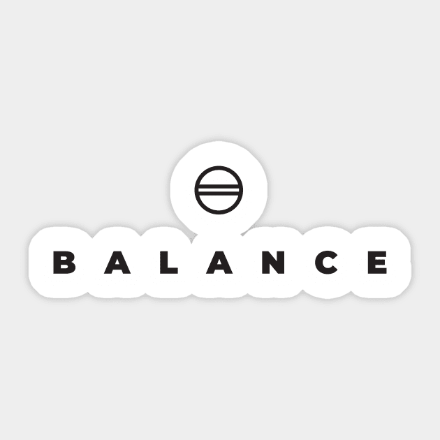 BALANCE Sticker by studioaartanddesign